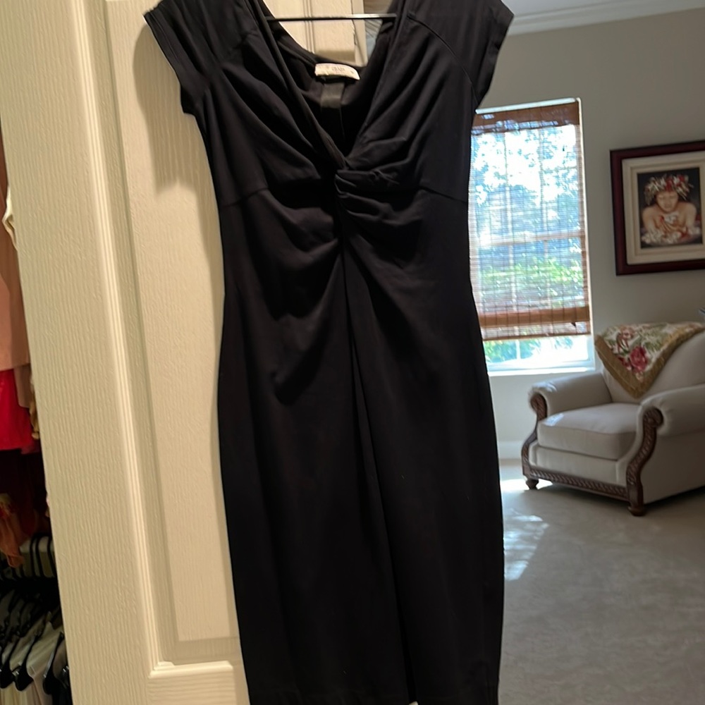 Prada black cotton dress sz small